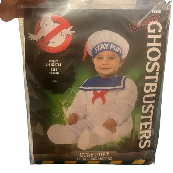 Ghostbusters Infant Stay Puft Halloween Costume - Picture 1 of 3